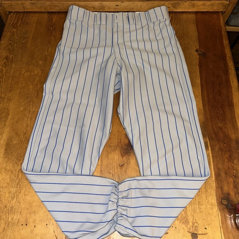 Rawlings Pinstripe Game Used Baseball Pants Made In USA Mark Of‎ A Pro Size 36